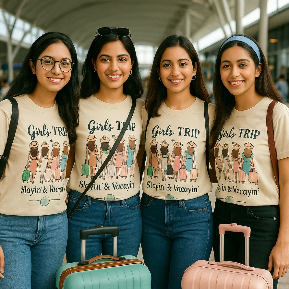 Girls Trip - Slaying and Vacaying Group Tees