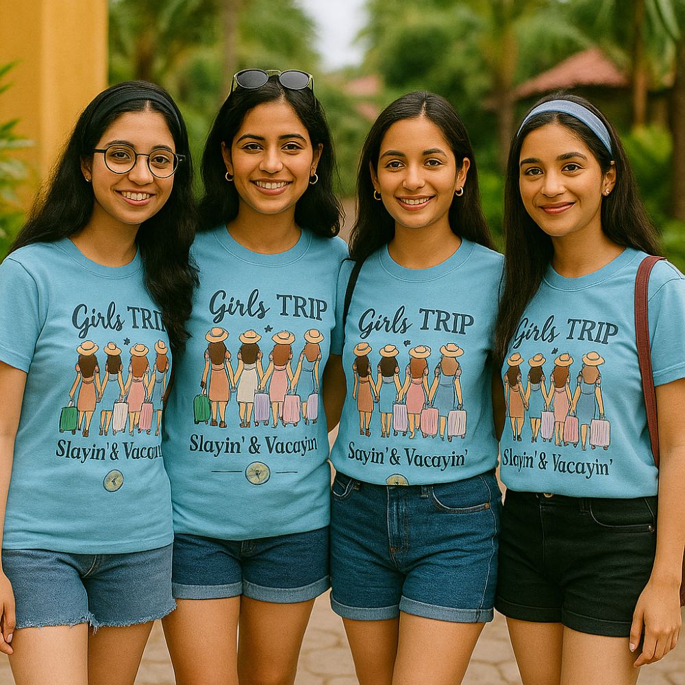 Girls Trip - Slaying and Vacaying Group Tees