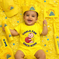 Chennai Super Kings CSK Fan Romper for Babies – Yellow IPL Cricket Supporter Romper