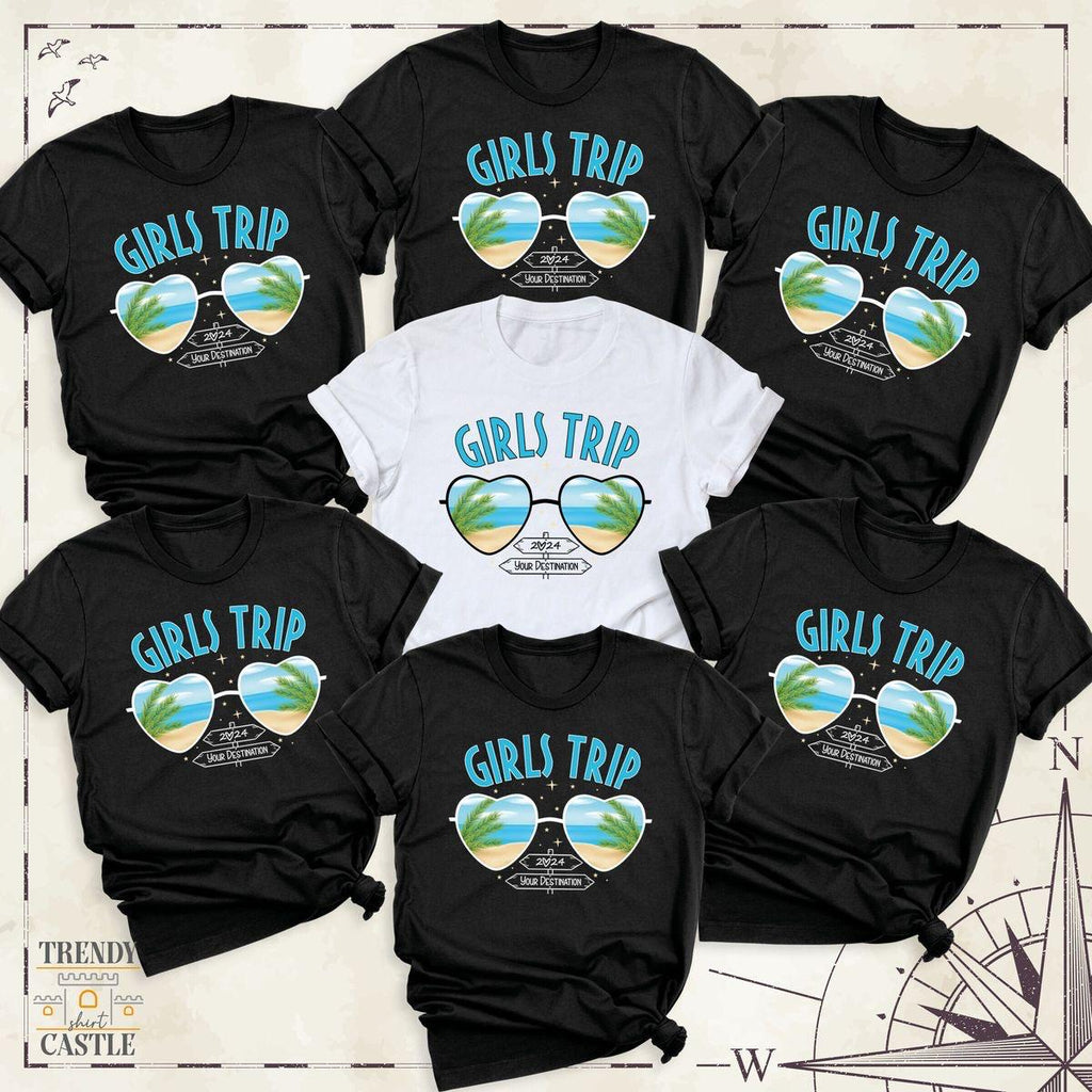 Girls Trip - Customised Destination Group Tshirts for Girls