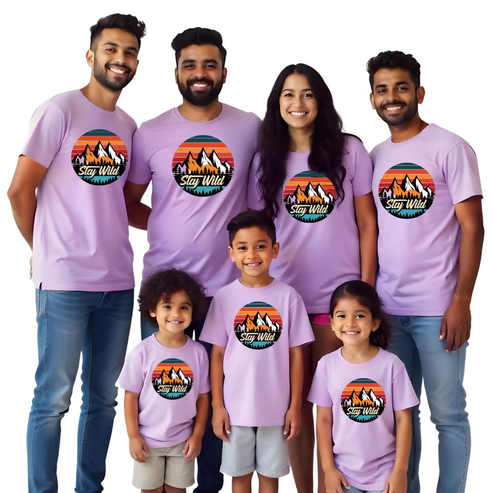 Stay Wild Group Family Tshirts