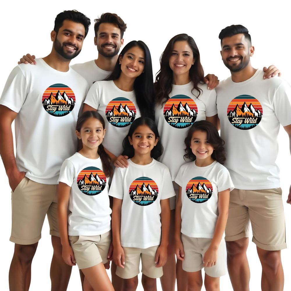 Stay Wild Group Family Tshirts