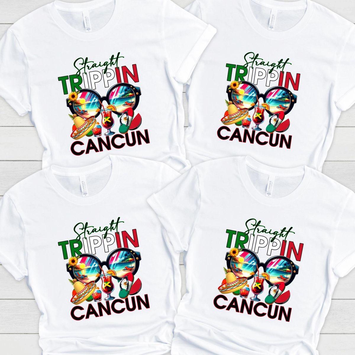Straight Tripping Customised Destination Family Vacation Group Tshirts