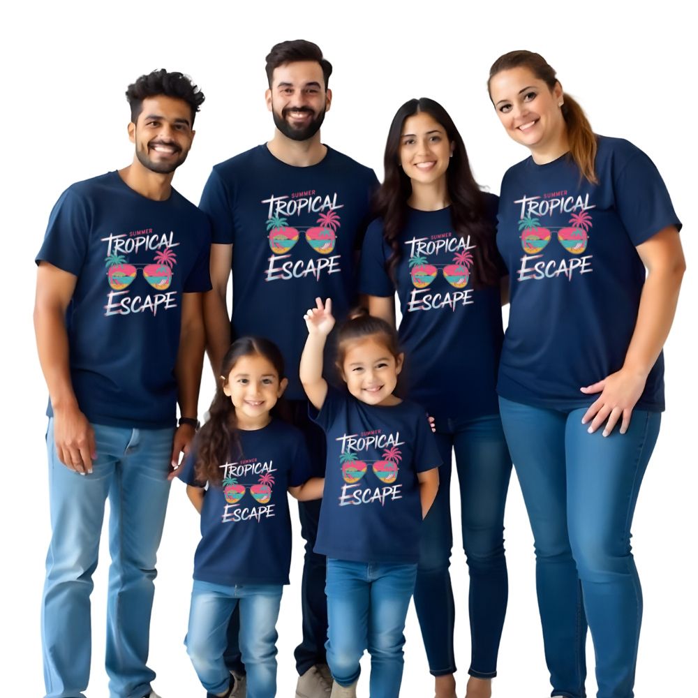 Tropical Escape Matching Family Tshirts