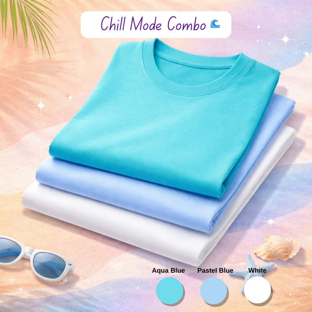 Chill Mode Combo- Value Pack Tshirts