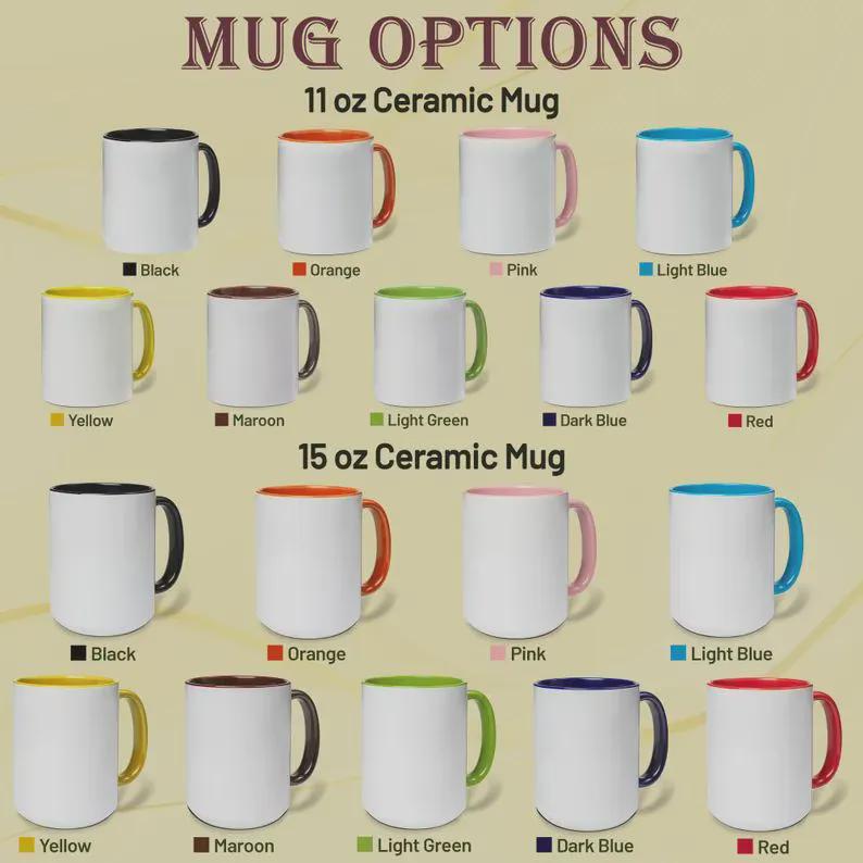 For The Love Of Books Personalized Mug – Custom Book Lover Gift – Reader Coffee Cup – Romantic Literary Mug 11oz 15oz | Mug 119